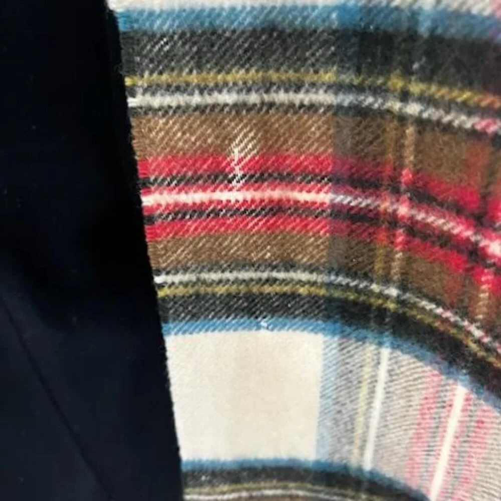 Cashmere Tartan Scarf Dress Stewart by Johnstons of Elgin VTG Quite Luxury $495